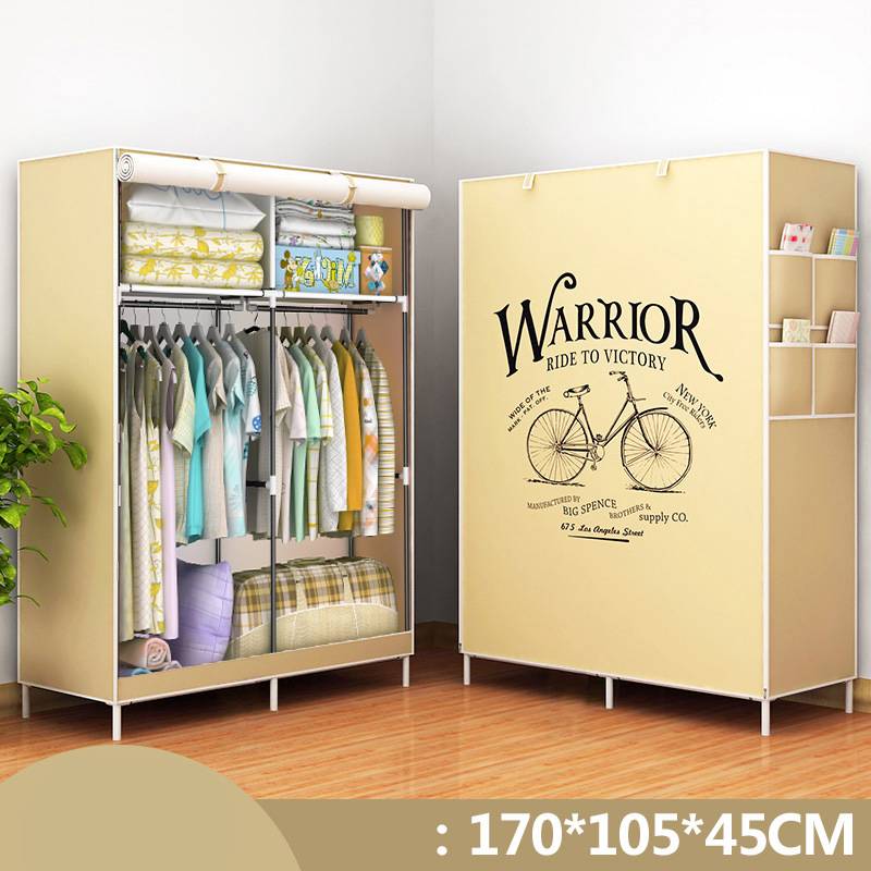 Single Dormitory Dust Closed Wardrobe - TryKid