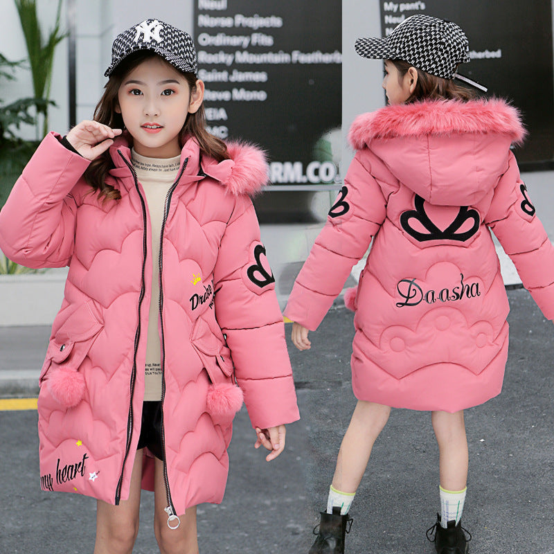 Girls' cotton-padded jackets - TryKid