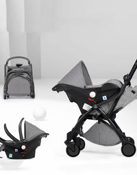 Automatic Folding Baby Stroller Basket Three In One Combination Of Models - TryKid

