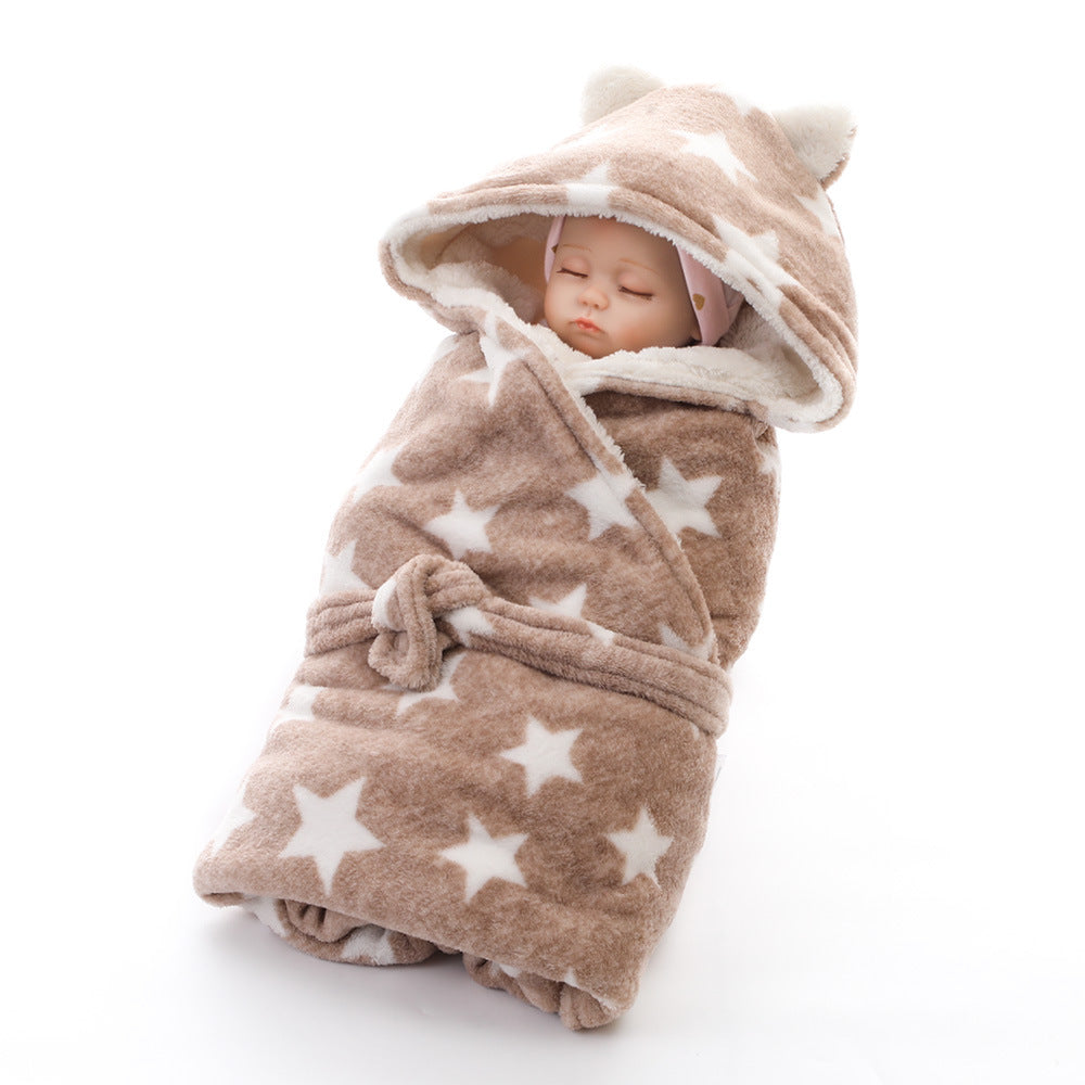 Printed Baby Swaddle Thickened Baby - TryKid