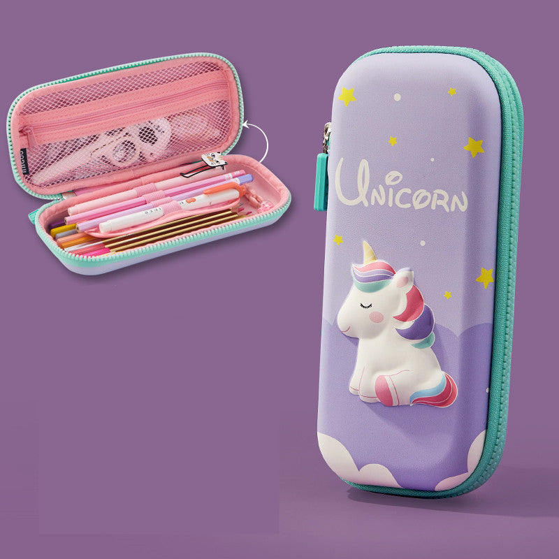 Stationery Box, Pencil Case, Schoolgirls, Children, Multifunctional Cute Pencil Case, Kindergarten - TryKid