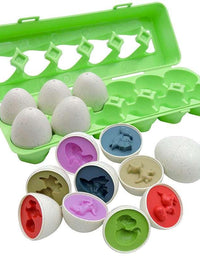 Baby Learning Educational Toy Smart Egg Toy Games Shape Matching Sorters Toys Montessori Eggs Toys For Kids Children
