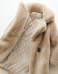 Big Kids Fur Coat In Autumn And Winter Coat - TryKid
