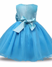 Princess Flower Girl Dress Summer Tutu Wedding Birthday Party Dresses - TryKid
