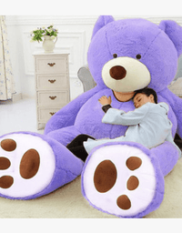 Giant Teddy Bear Plush Toy Huge Soft Toys Leather Shell - TryKid
