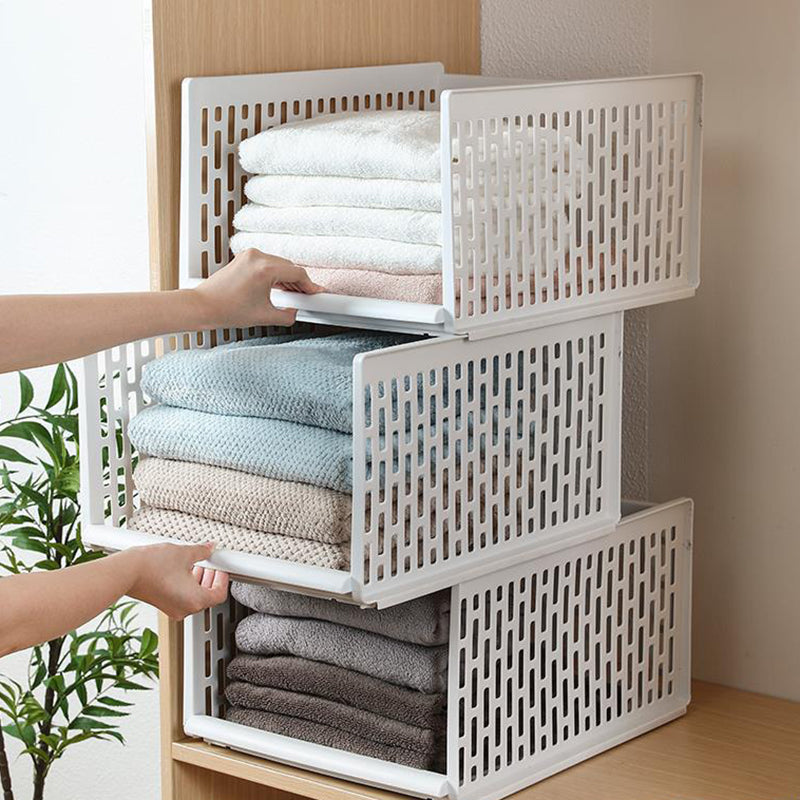 Wardrobe Storage Layered Partition Wardrobe Storage Box - TryKid