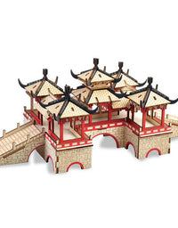 Wooden puzzles of ancient buildings - TryKid
