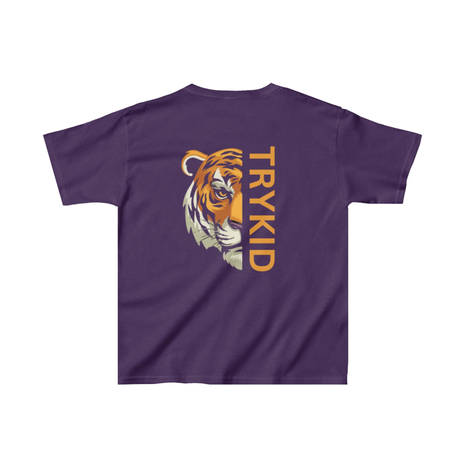 Kids Heavy Cotton TRYKID Tiger T-shirt