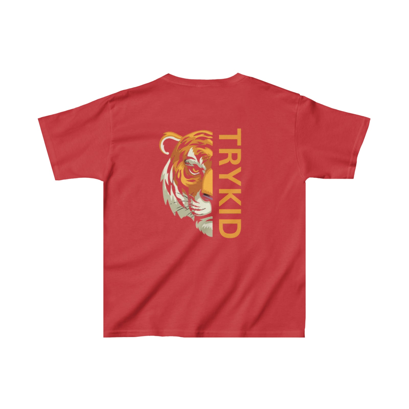 Kids Heavy Cotton TRYKID Tiger T-shirt