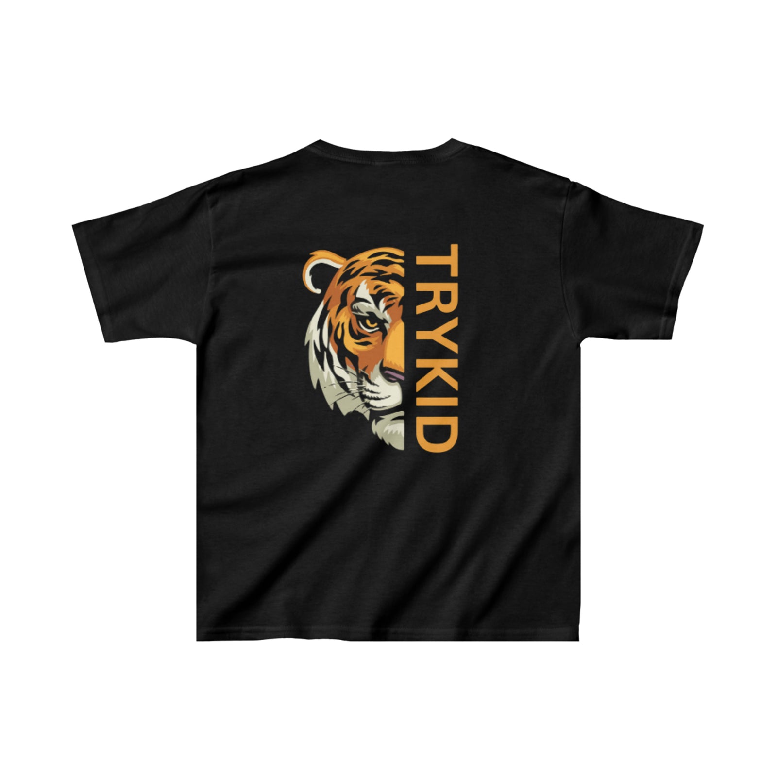 Kids Heavy Cotton TRYKID Tiger T-shirt