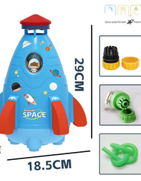 Kids Space Rocket Sprinkler Spinner
