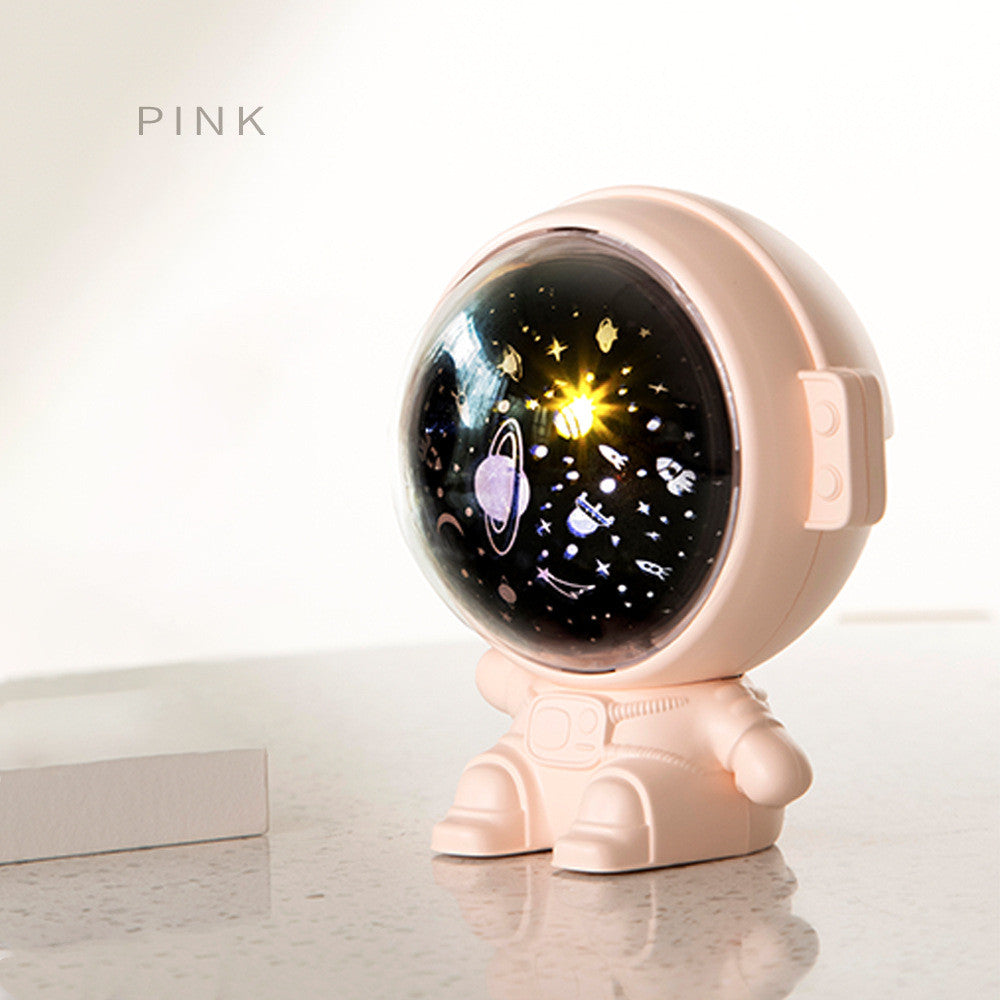 Galaxy Star Projector Starry Sky Night Light Astronaut Lamp Room Decr Gift Child Kids Baby Christmas Spaceman Projection - TryKid