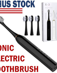 Rechargeable Sonic Electric Toothbrush Brush Heads Toothbrushes for Adults Kids - TryKid
