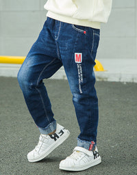 Fashion Jeans For Boys, Children, Korean Style, Long Pants - TryKid
