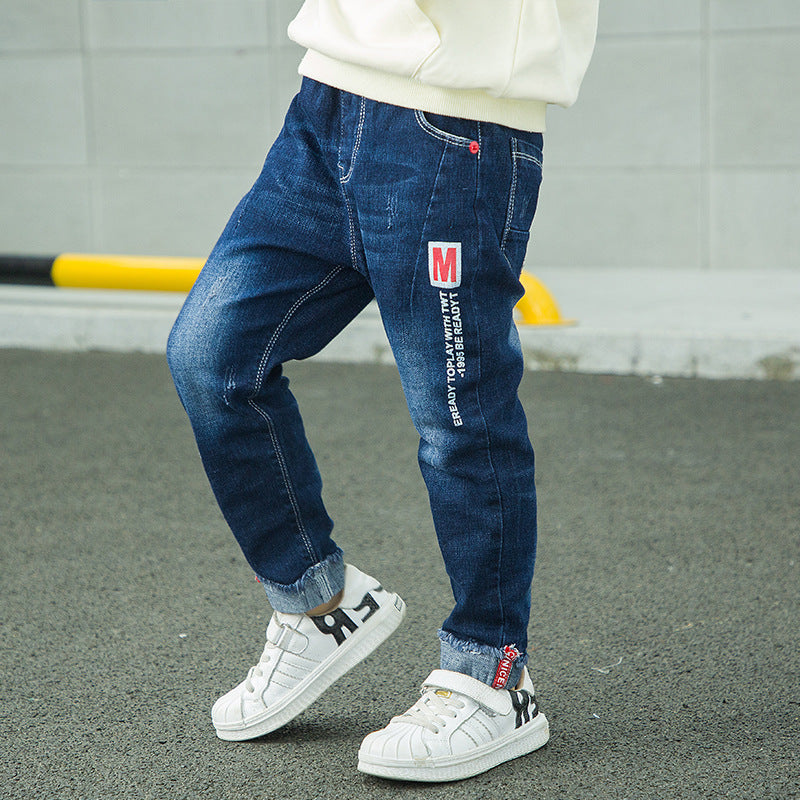 Fashion Jeans For Boys, Children, Korean Style, Long Pants - TryKid