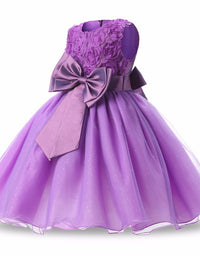 Princess Flower Girl Dress Summer Tutu Wedding Birthday Party Dresses - TryKid
