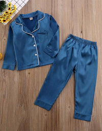 Pure Color Children's Bathrobe Casual Fashion Suit - TryKid

