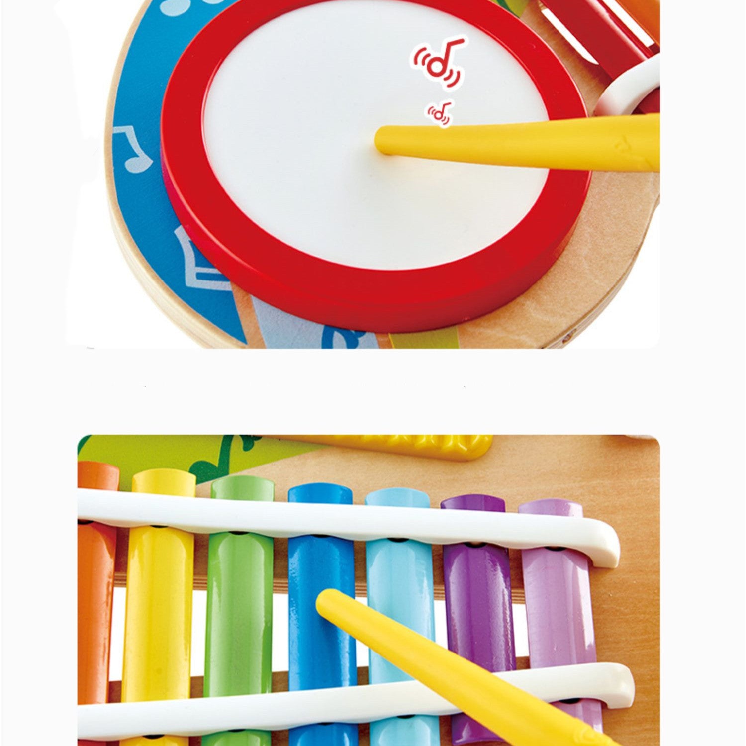 Five-in-one Dynamic Band Knocking On The Piano Table Children's Educational Music Toys - TryKid