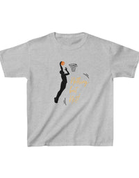 Explore Style and Comfort with our TRYKID Logo Basketball Kids Heavy Cotton™ Tee
