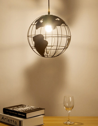 Globe Pendant Light – Earth Globe Lamp - TryKid

