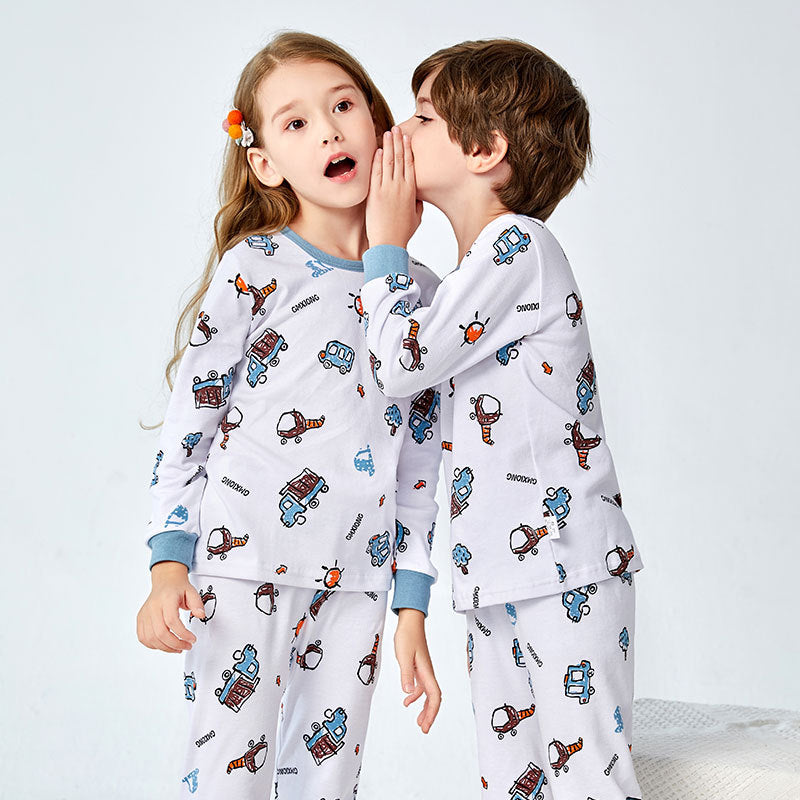 Children's Underwear Set Cotton Boys And Girls Underwear Set Pajamas - TryKid