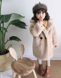 Big Kids Fur Coat In Autumn And Winter Coat - TryKid
