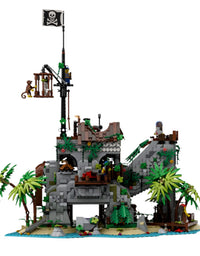 Pirate Era Bobo Bay Confinement Island Forbidden Island Compatible With Assembled Building Block Toys - TryKid
