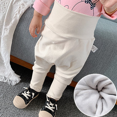 Baby High Waist Belly Pants Trousers - TryKid