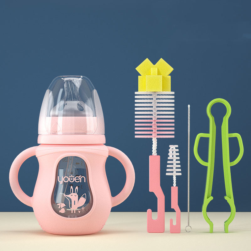 Baby Bottle Silicone Straw Water Drink - TryKid