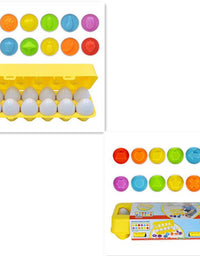 Baby Learning Educational Toy Smart Egg Toy Games Shape Matching Sorters Toys Montessori Eggs Toys For Kids Children - TryKid
