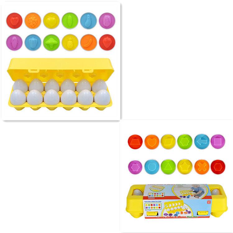 Baby Learning Educational Toy Smart Egg Toy Games Shape Matching Sorters Toys Montessori Eggs Toys For Kids Children - TryKid