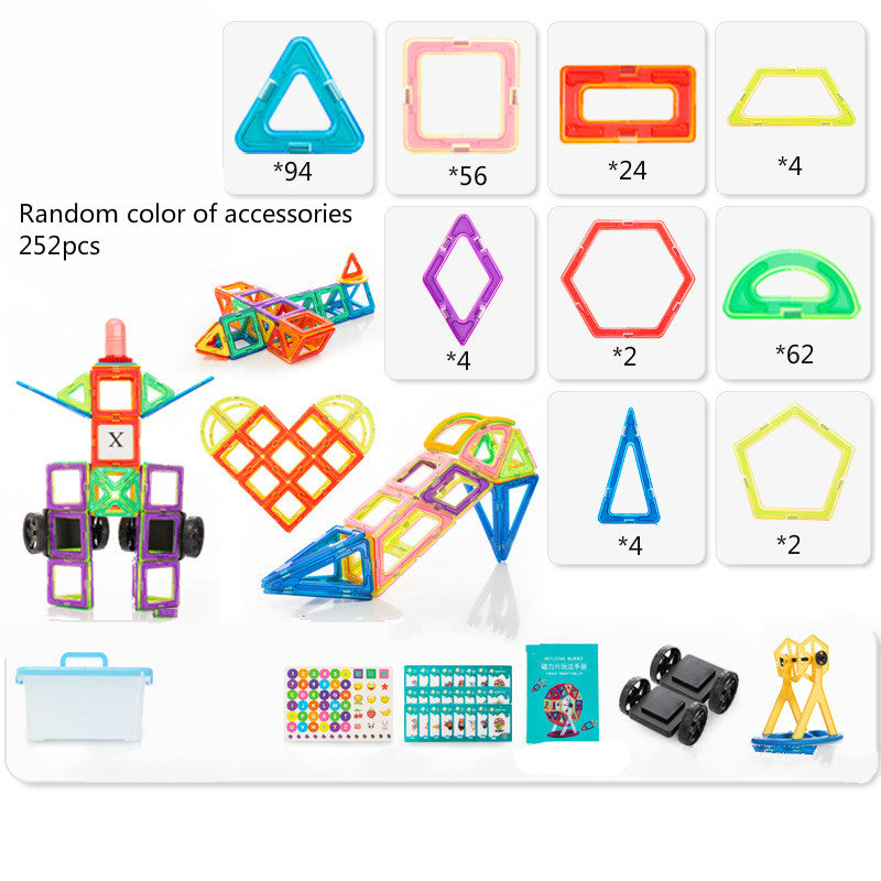 Magnetic building block toys