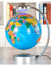 8 inch globe magnetic suspension office decoration company gift novelty creative birthday gift
