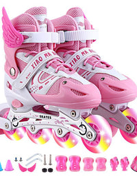 Kids Roller Skates Kids Roller Skates Skating Shoes Boys And Girls - TryKid
