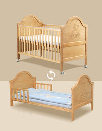 Pine Baby Log Splicing Bed Multi-function - TryKid

