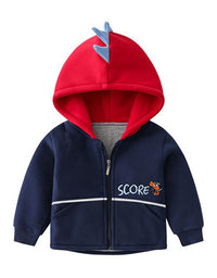 Fashionable Kids Warm Thick Hooded Jacket - TryKid
