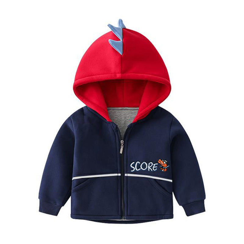 Fashionable Kids Warm Thick Hooded Jacket - TryKid