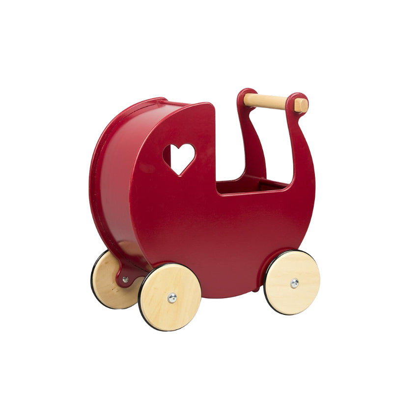 Sebra Baby Walker Moover Love Doll Stroller Small Wooden Baby Kids Over Home Stroller Toy - TryKid