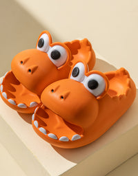 Kids Dinosaur Slippers Wholesale Summer Cartoon Parent Child Outdoor Home EVA Sandals Women Men Kids Cute Slippers Baby Shoes
