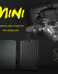 New Luggage Box Storage Box Folding Mini UAV Aerial Photography Remote Control Four Axis Children's Toys Drone - TryKid
