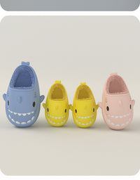 Three-dimensional Cartoon Shark Children Eva Slippers - TryKid
