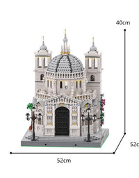 Salute Ankang Notre Dame Church Large Landmark Plastic Toys - TryKid
