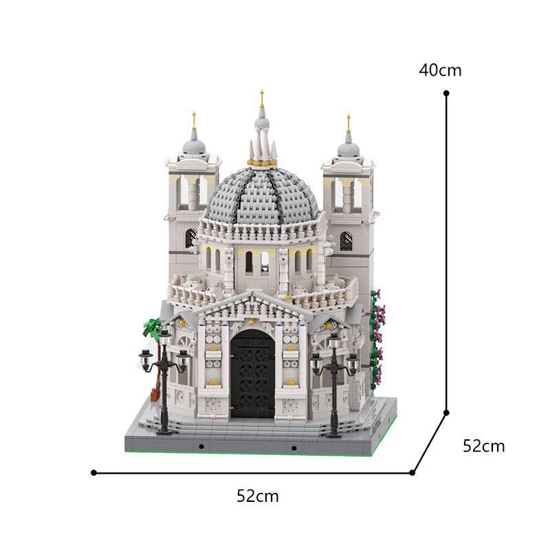 Salute Ankang Notre Dame Church Large Landmark Plastic Toys - TryKid