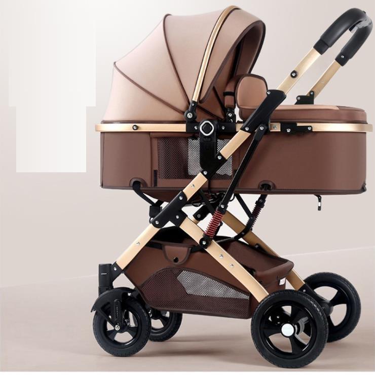 Two-way Newborn Baby Stroller Portable Folding - TryKid