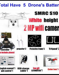 Sales Promotion WiFi 2MP Camera With S10 SMRC FPV Quadcopter Drone Helicopter UAV Micro Remote Control Toy RACER KIT Aircraft - TryKid
