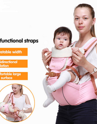 Multifunctional breathable baby carrier ergonomic baby slingshot adjustable belt newborn baby travel strap mother waist back stool - TryKid
