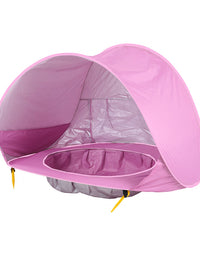 Baby Beach Tent Kids Outdoor Camping Easy Fold Up Waterproof Up Sun Awning Tent UV-protecting - TryKid
