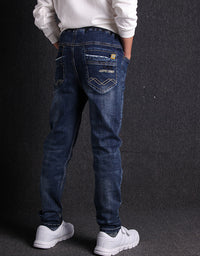 Boys Jeans New Product Micro Stretch Comfortable Black Pants - TryKid
