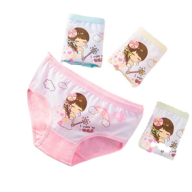 Children's Underwear Girls Pure Cotton Boxer - TryKid