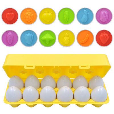 Baby Learning Educational Toy Smart Egg Toy Games Shape Matching Sorters Toys Montessori Eggs Toys For Kids Children - TryKid